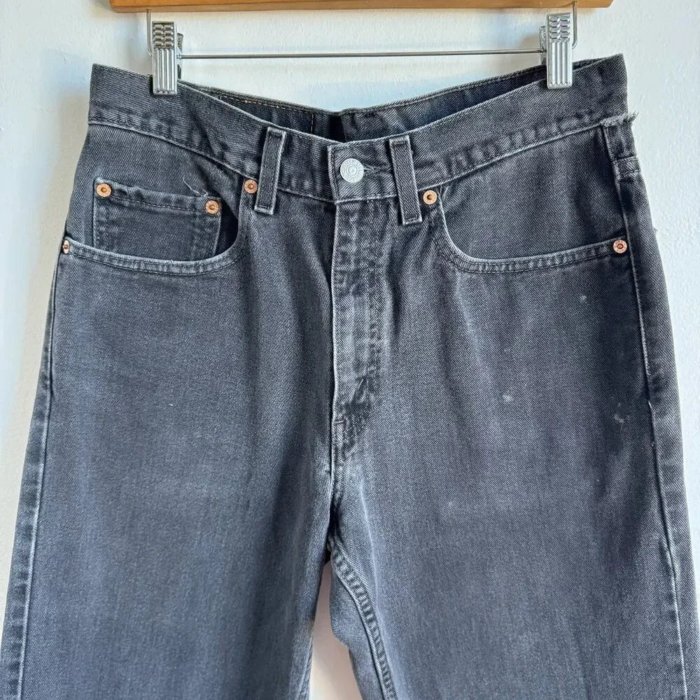 Vintage 90's LEVI'S 550 Relaxed Fit Gray Jeans
